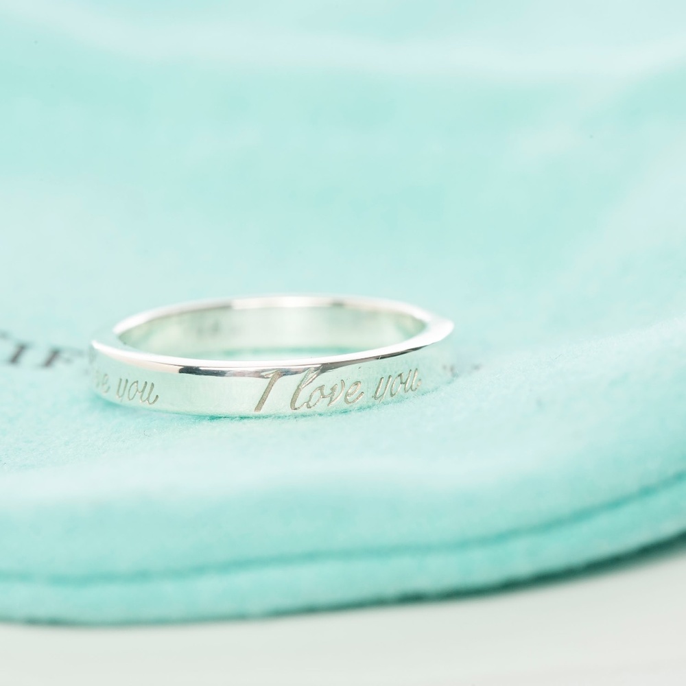 Tiffany & Co. .925  "I Love You" Ring